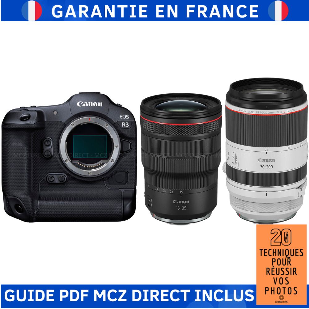 Canon EOS R3 + RF 15-35mm f/2.8 L IS USM + RF 70-200mm f/2.8 L IS USM Kit