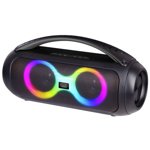 Trevi XR 8A70 40W Bluetooth USB Micro SD IPX5 Portable Mono Speaker, Black