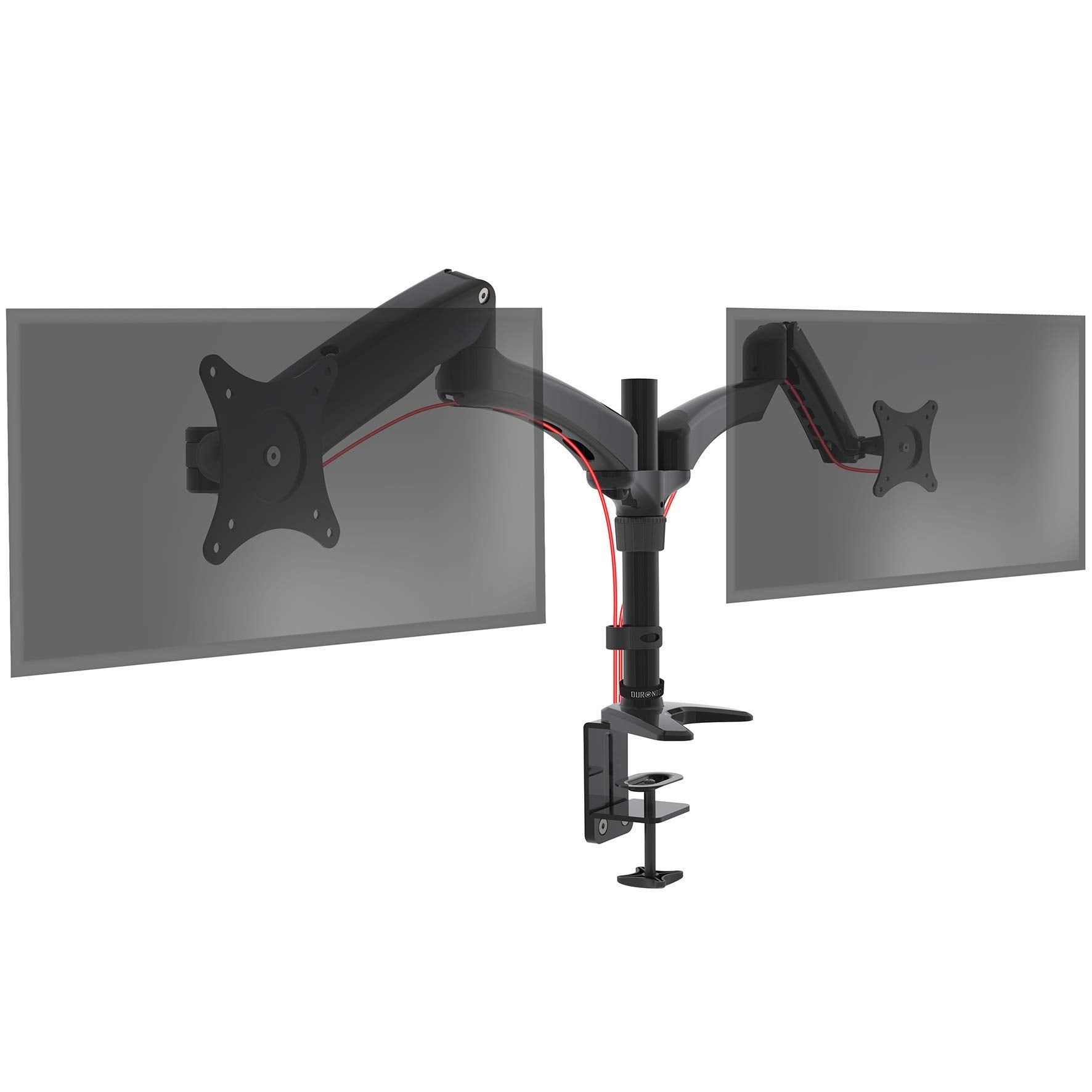 Duronic DM552 Double Monitor Arm with Spring Mechanism