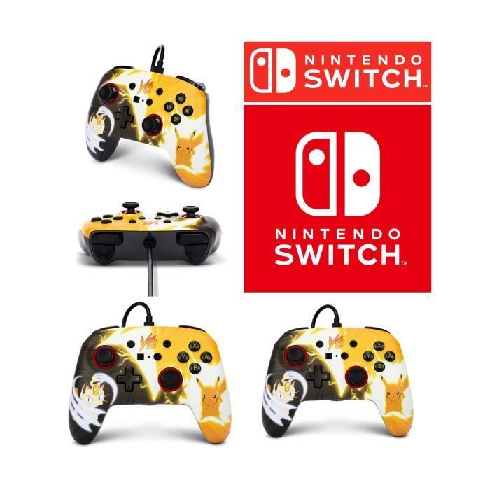 Mandos oficiales de Pokémon Pikachu vs. MEOWTH para Nintendo Switch por POWER A