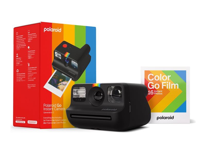 Polaroid Go 2 - Everything Box - Instant Camera - 51.1mm Lens - Black