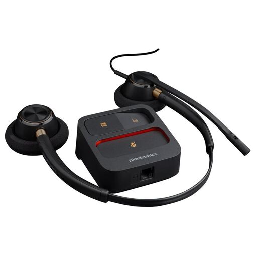 Auricular HP Poly EncorePro 520 - Filar, sobre oreja - Negro - Certificado para Skype for Business y UC