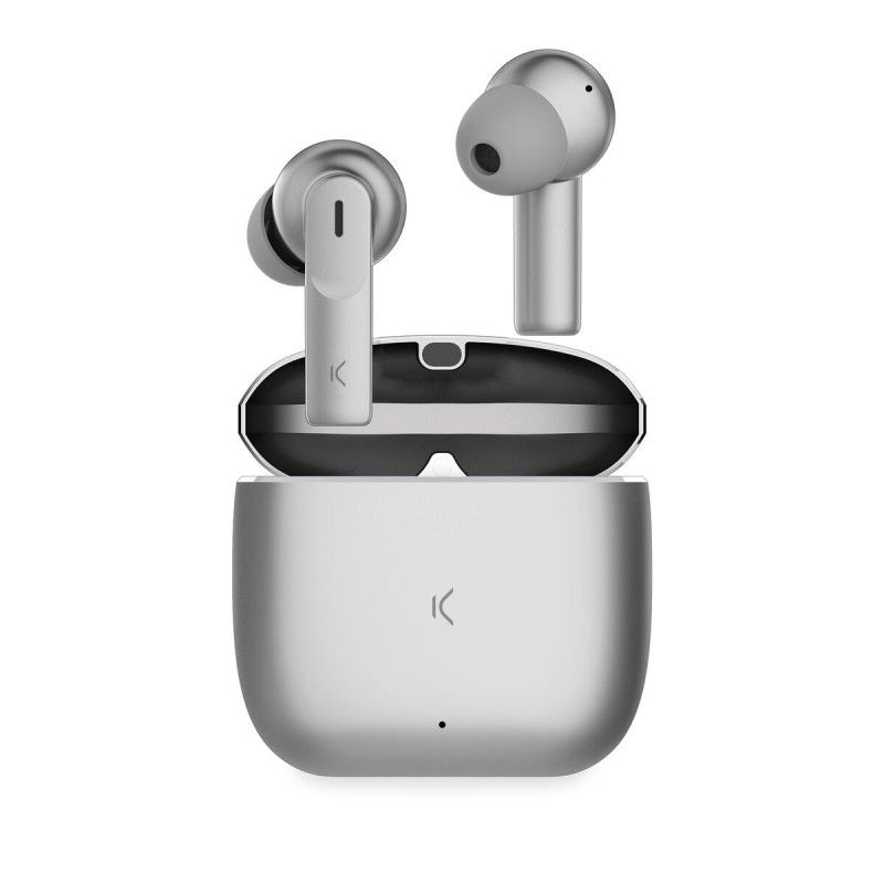 KSIX Meteor Wireless Headphones, Silver