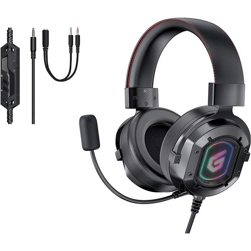 Conceptronic ATHAN03B Headset with Microphone - Black
