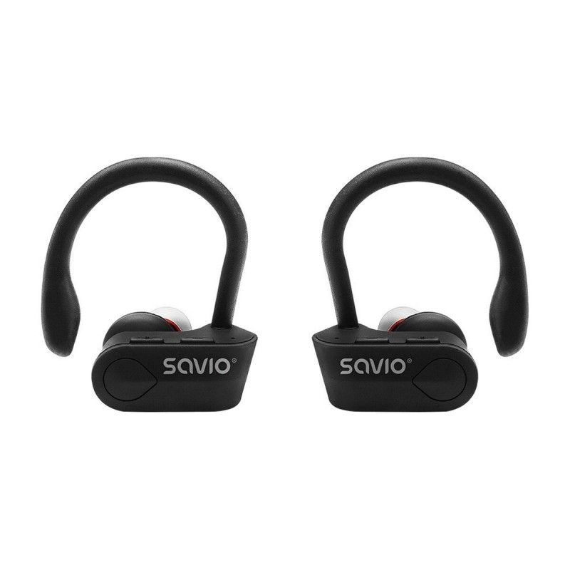 Savio TWS-03 Bluetooth In-Ear Headphones - Black Graphite