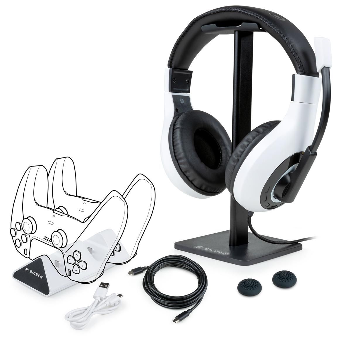 Nacon Gaming Headset for PS5 - White