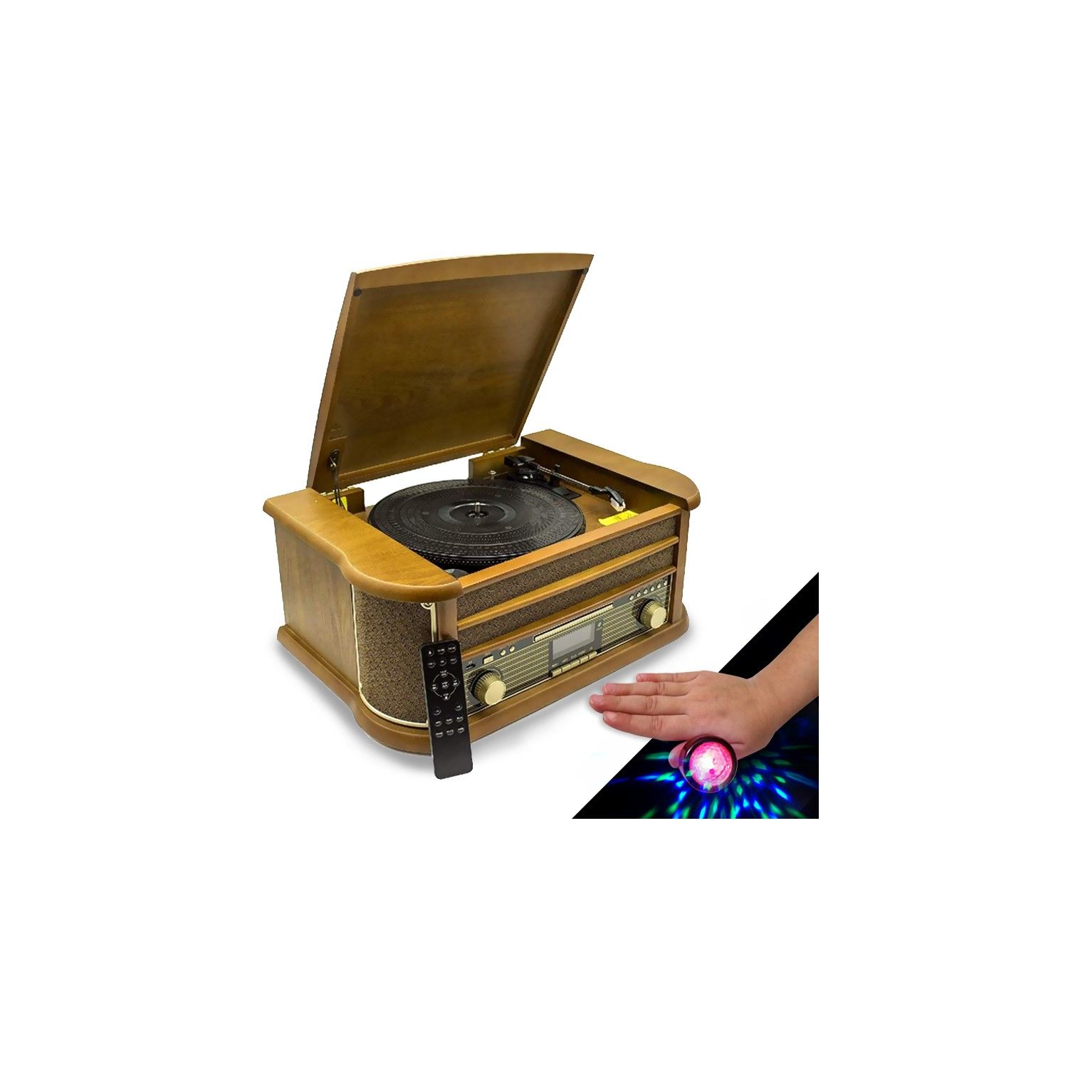 INovalley Retro29 Bluetooth Vinyl Hi-Fi System