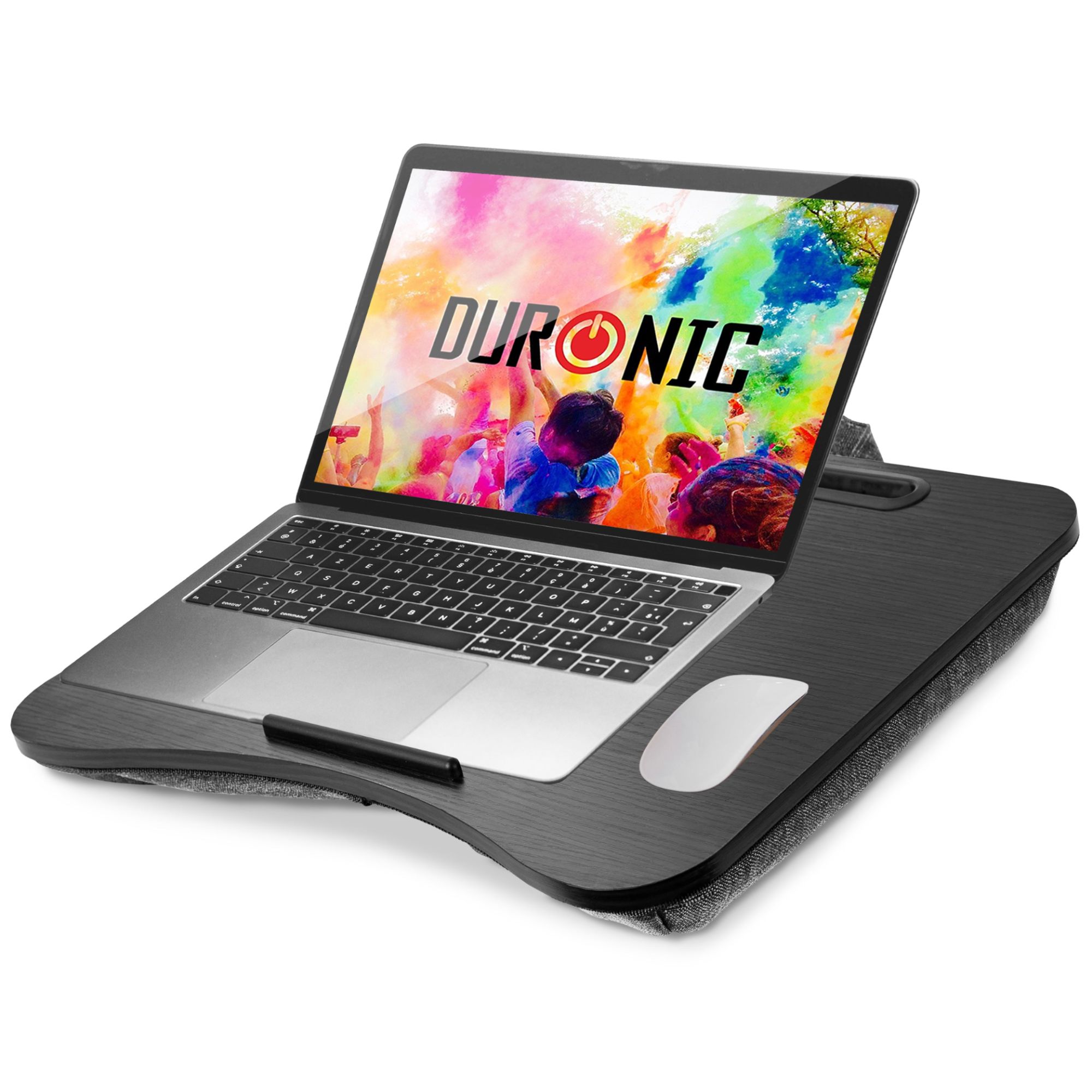 Duronic DML432 Laptop Stand with Ergonomic Polystyrene Cushion