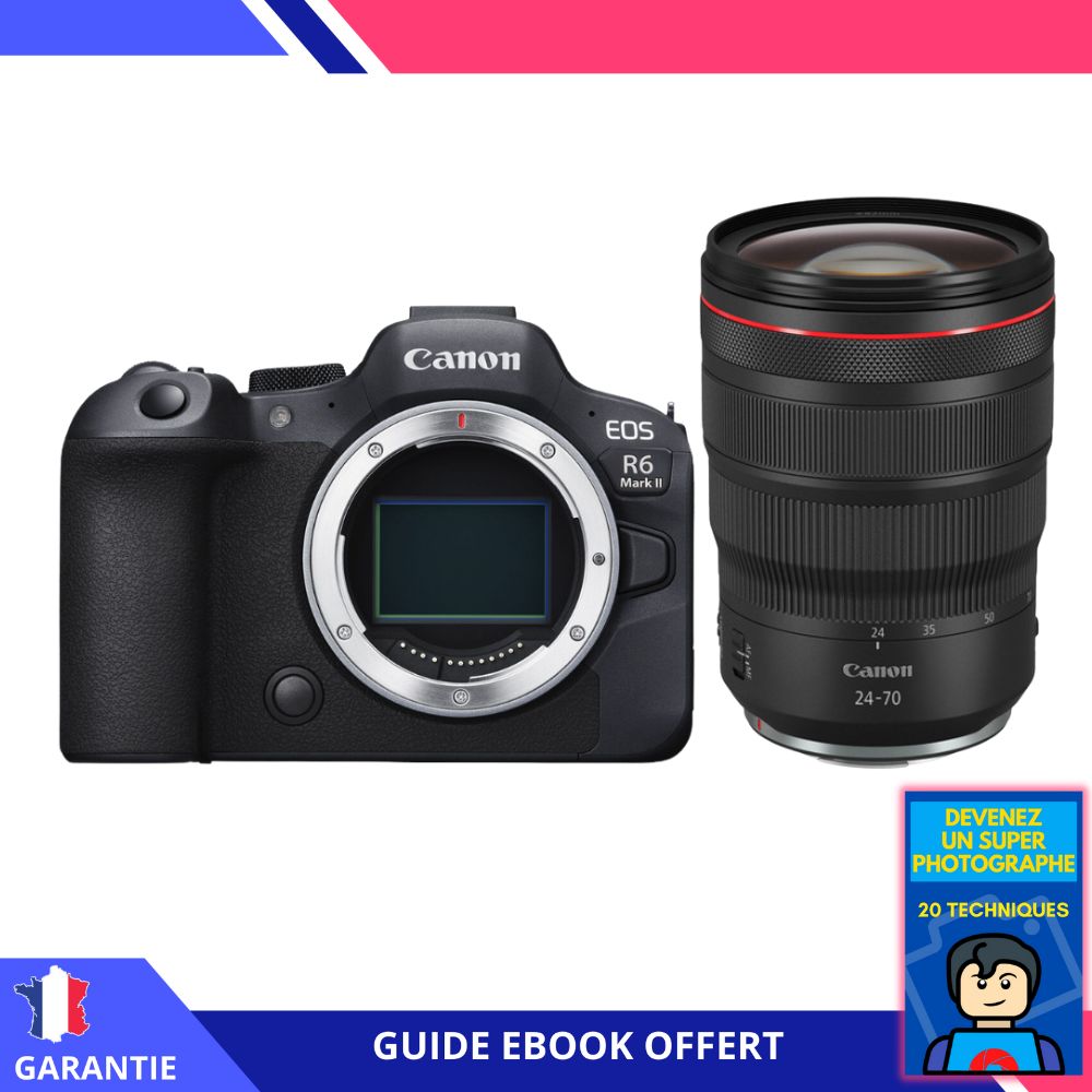 Canon EOS R6 Mark II + RF 24-70mm f/2.8 L IS USM + Ebook 'Become a Super Photographer'