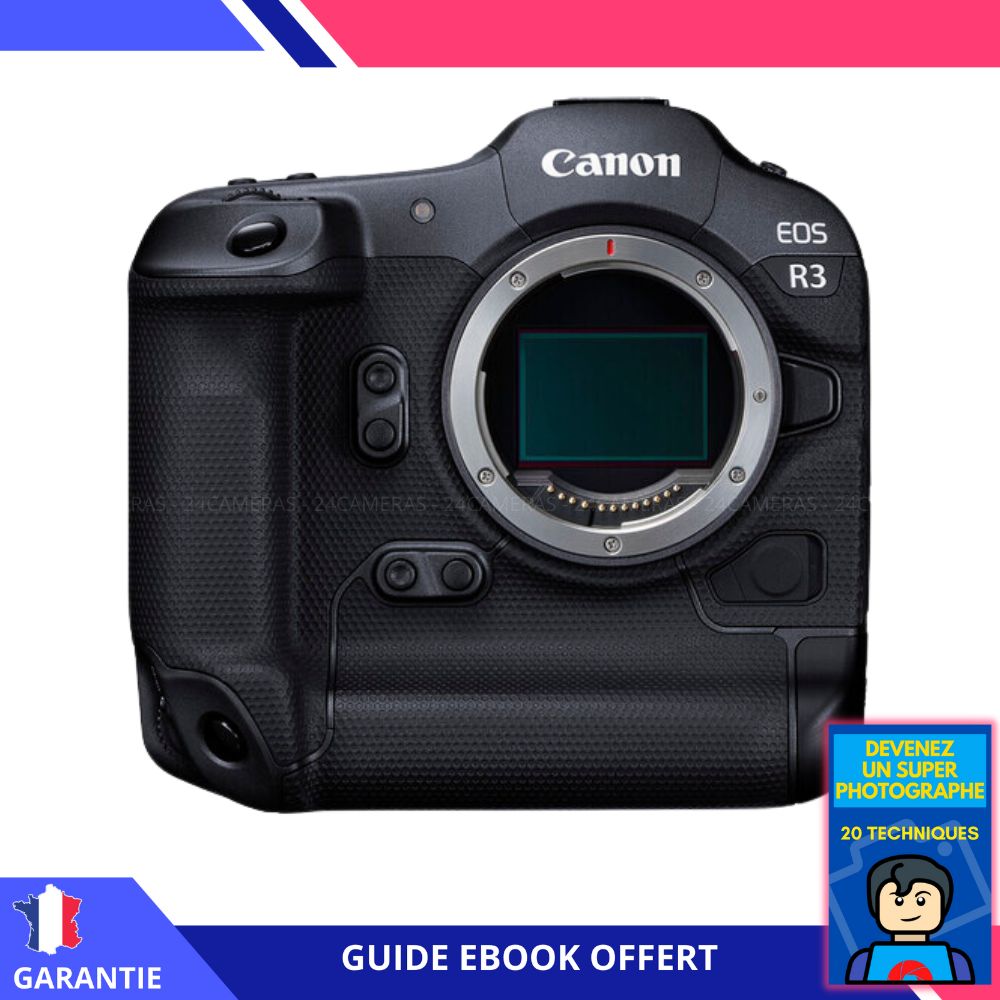 Canon EOS R3 Boîtier nu + Ebook gratuit 'Devenez un super photographe' - Appareil photo Canon