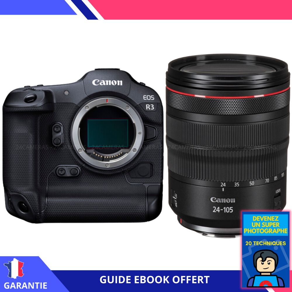 Canon EOS R3 + RF 24-105mm f/4 L IS USM + Ebook 'Become a Super Photographer' - Canon Camera