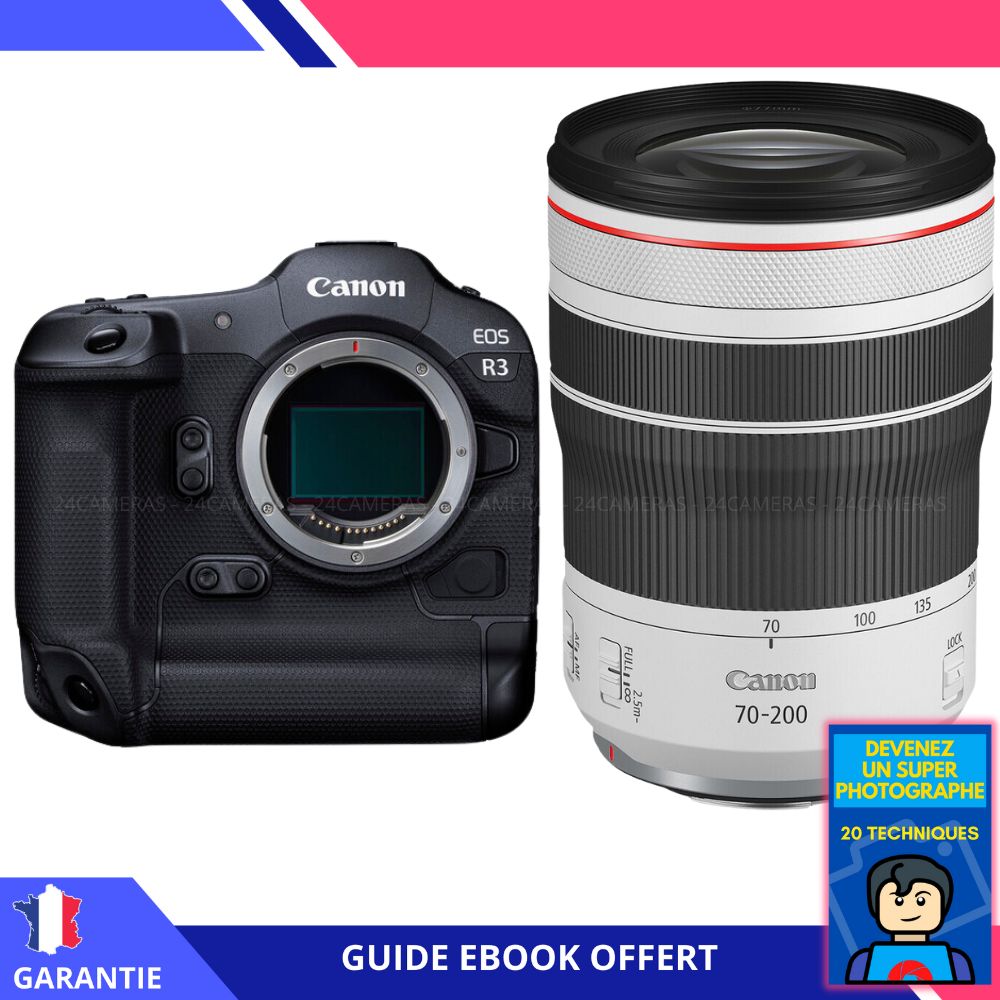 Canon EOS R3 + RF 70-200mm f/4 L IS USM + Ebook 'Become a Super Photographer' - Canon Camera