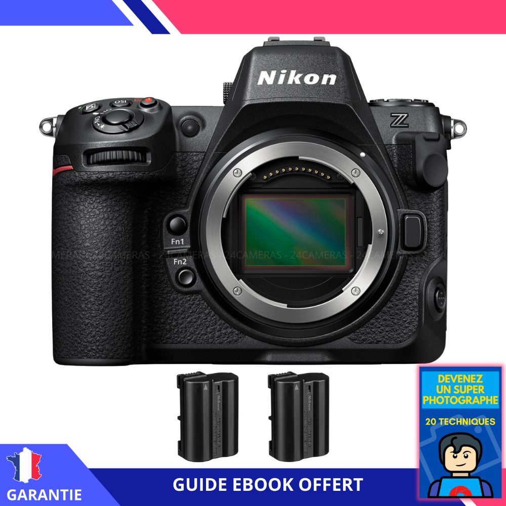 Nikon Z8 + 2 batteries EN-EL15c + ebook 'Devenez un super photographe' - Appareil photo Nikon