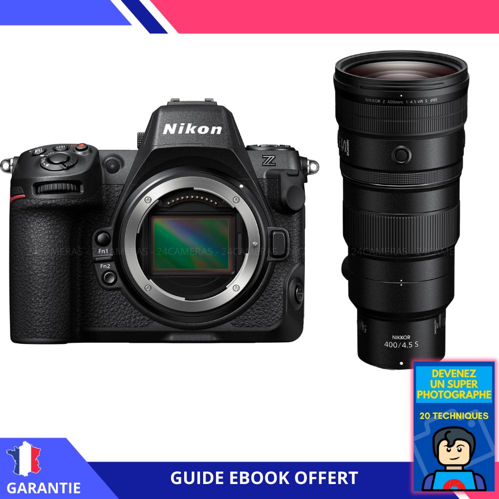 Nikon Z8 + Z 400mm f/4.5 VR S Lens + 'Become a Super Photographer' Ebook - Nikon Camera