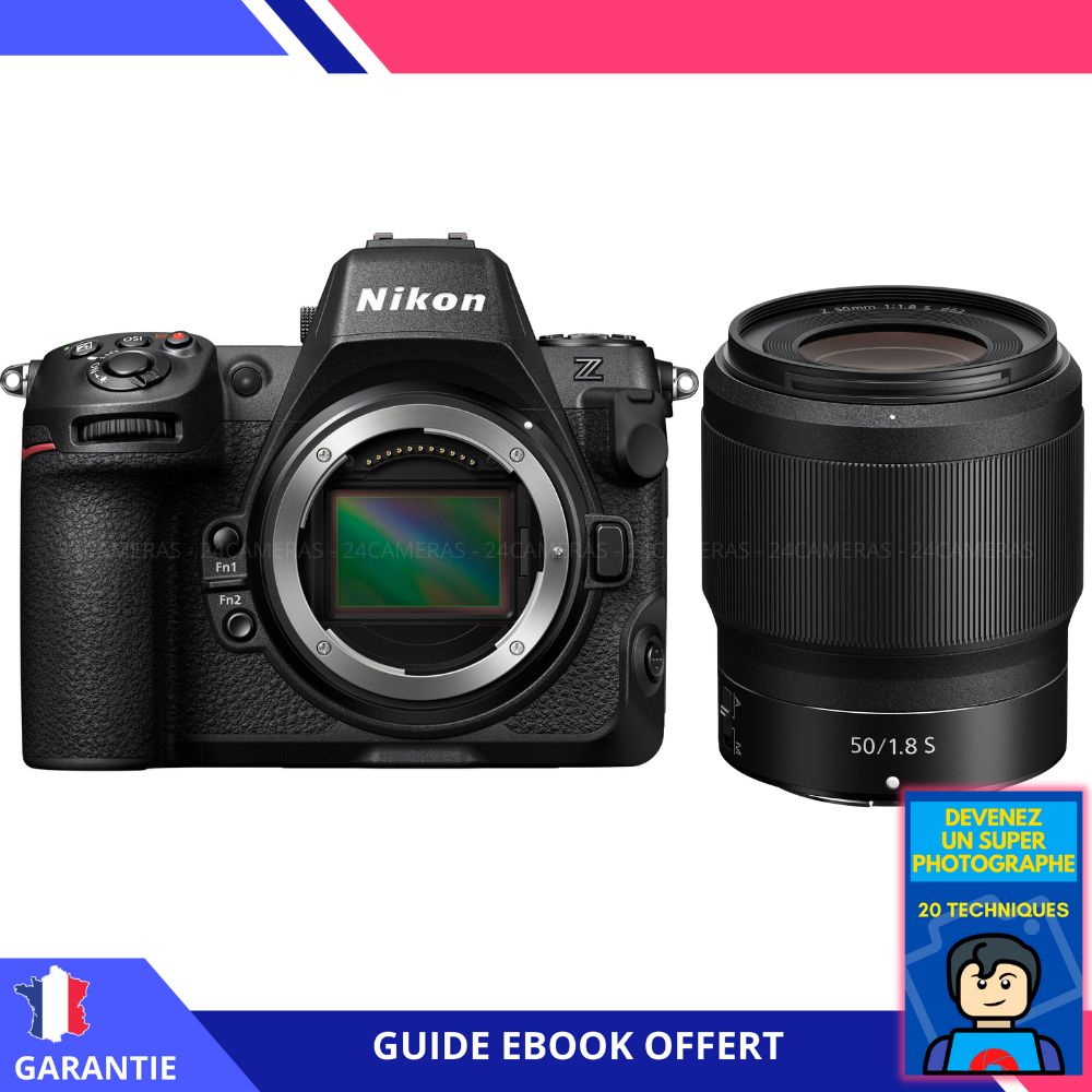 Nikon Z8 + Objectif Z 50mm f/1.8 S + Ebook 'Devenez un Super Photographe' - Appareil Photo Nikon