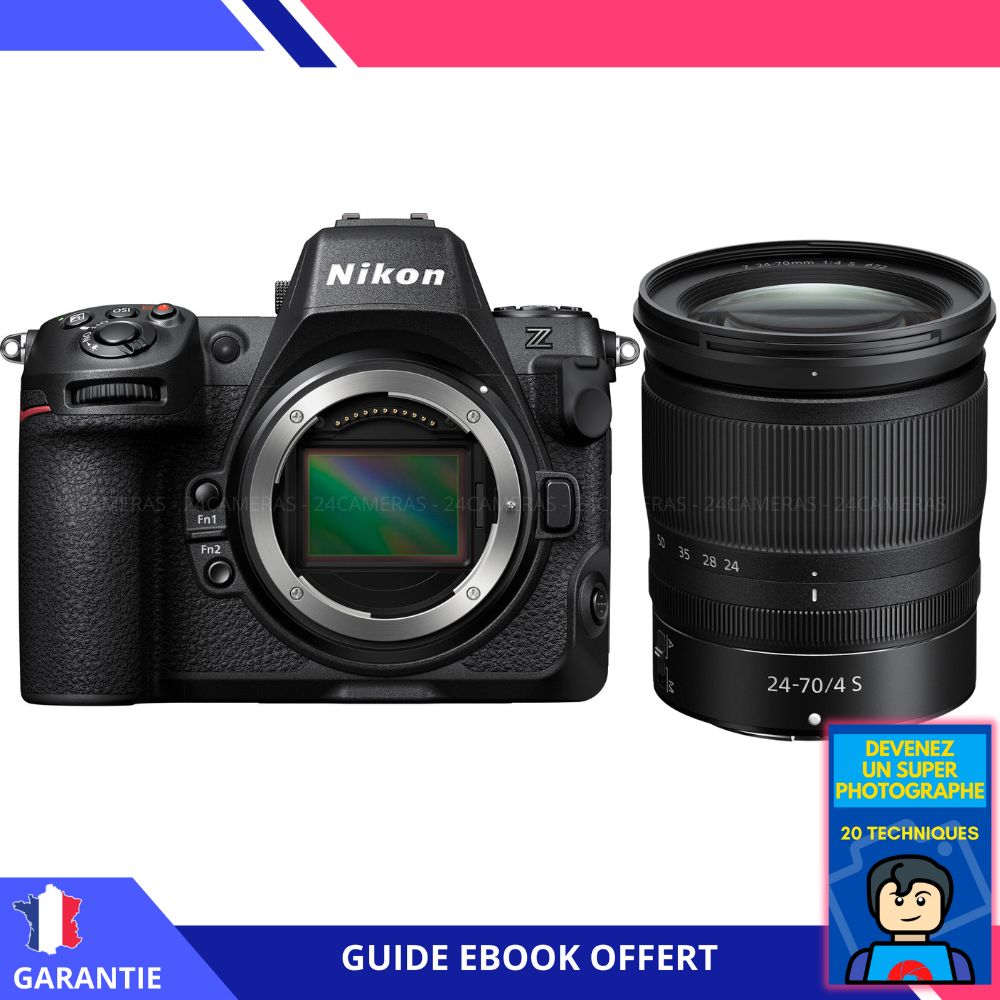 Nikon Z8 + Objectif Z 24-70mm f/4 S + Ebook 'Devenez un Super Photographe' - Appareil Photo Nikon