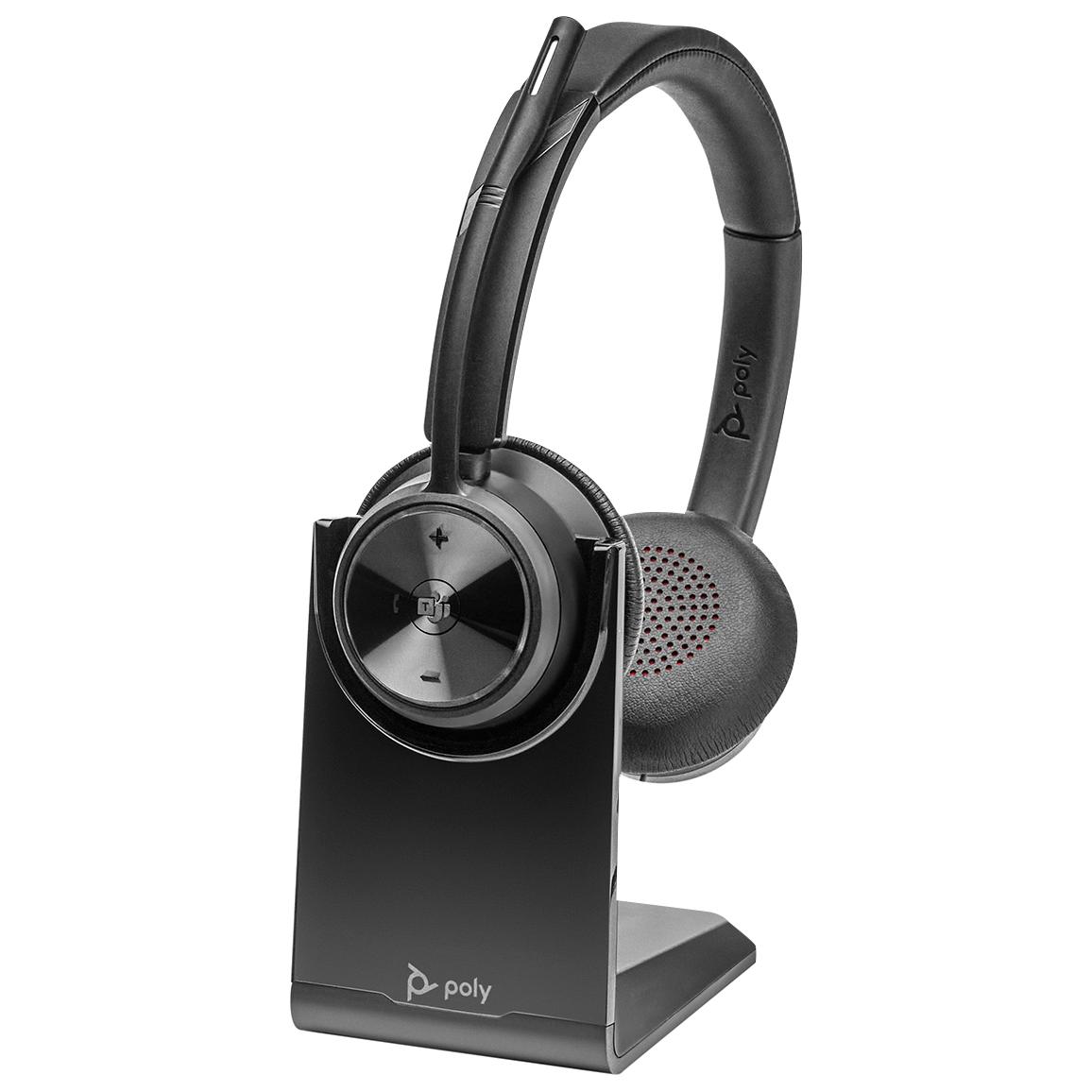 Auricular con micrófono Poly HP Savi 7320 UC estéreo DECT 1880-1900 MHz certificado para Microsoft Teams