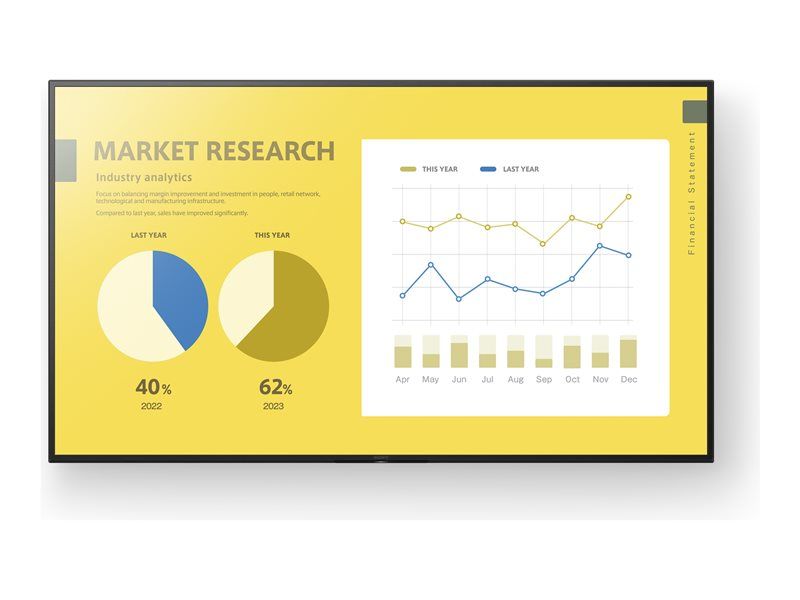 Sony Bravia Professional Displays FW-43EZ20L - 43" LED LCD Display - Digital Signage - Android TV - 4K UHD (2160p) 3840 x 2160 - HDR...