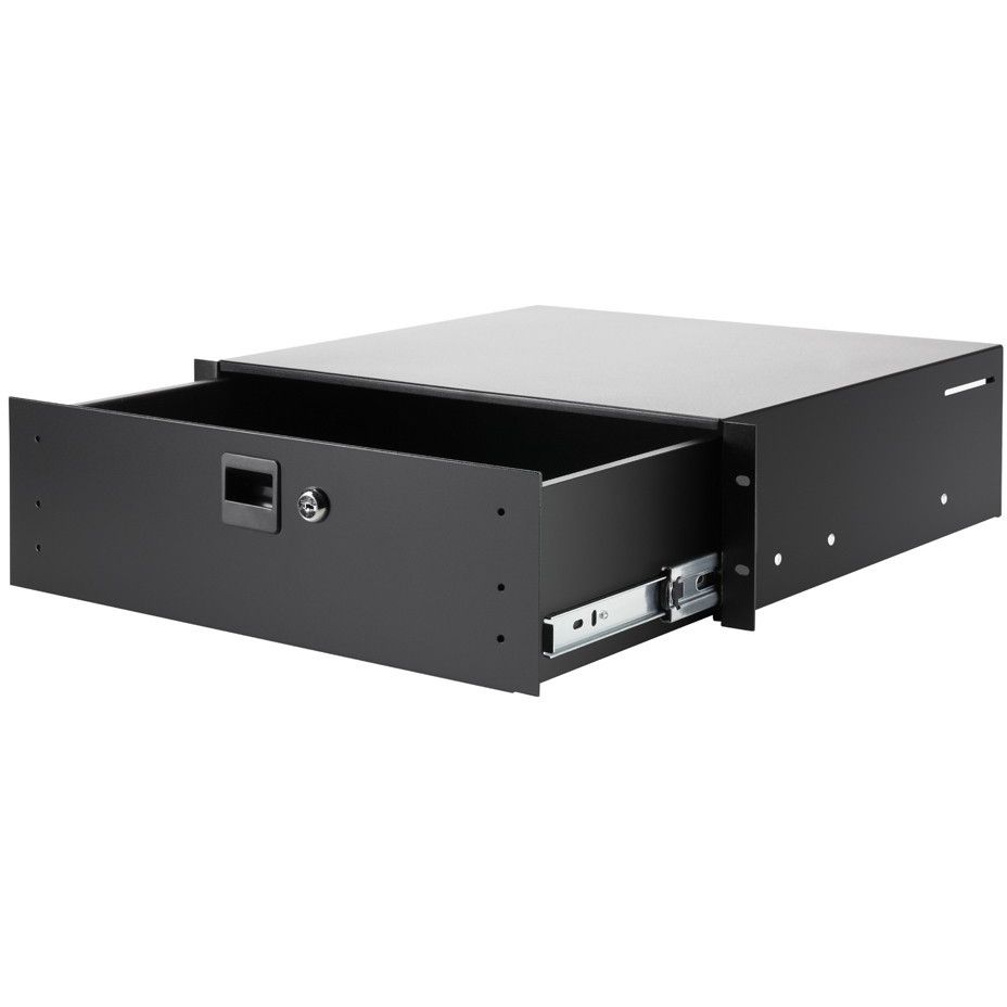 Adam Hall 3U Aluminum Drawer Rack with Lock