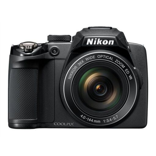 Cámara compacta Nikon Coolpix P500 de 12 MP Negro