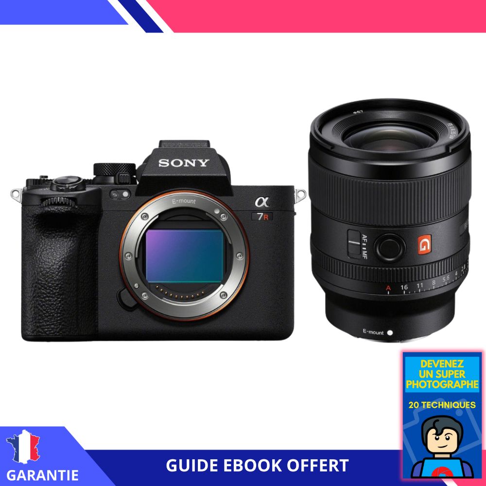 Sony A7R V + FE 35mm f/1.4 GM Lens + 'Become a Super Photographer' Ebook - Sony Camera