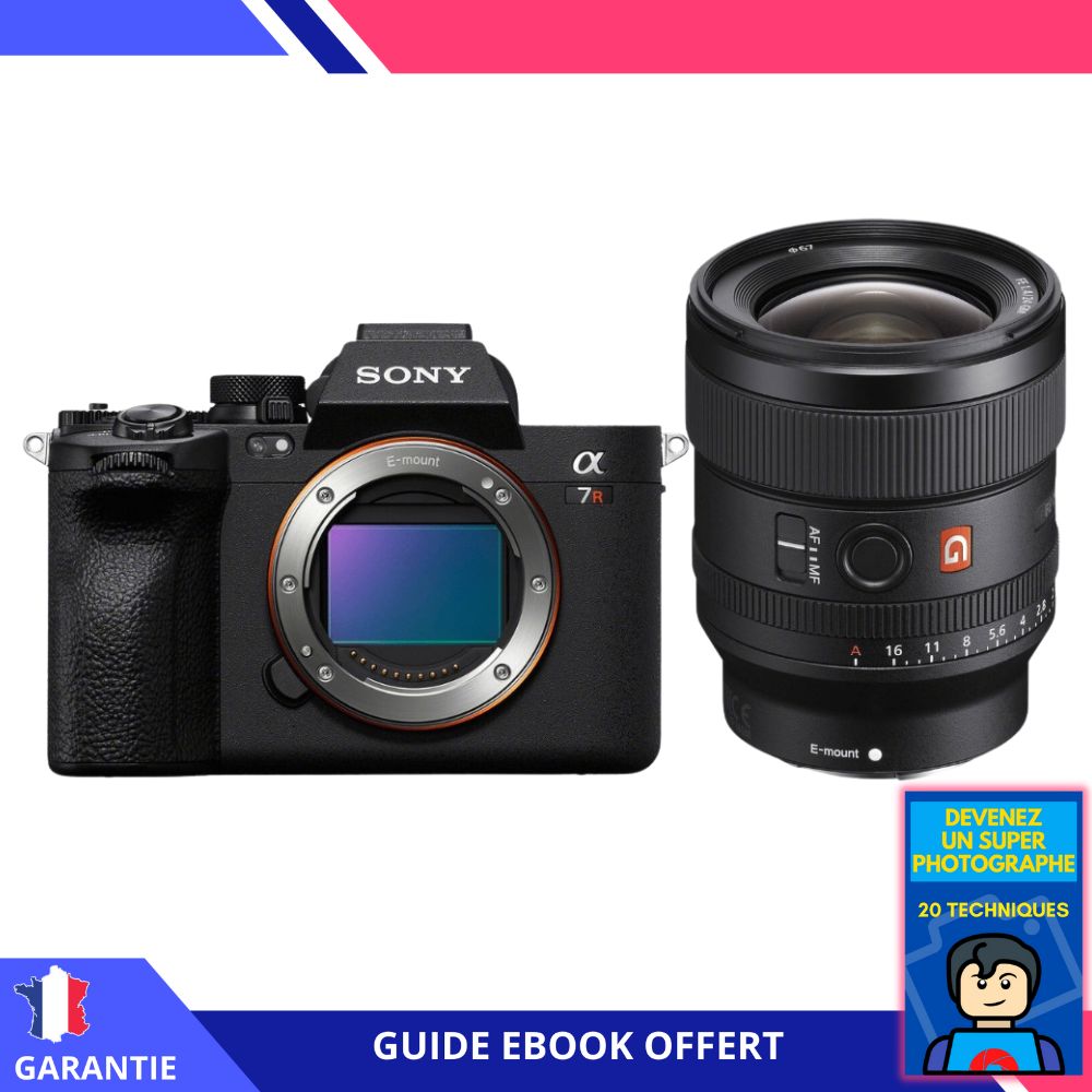 Sony A7R V + FE 24mm f/1.4 GM Lens + 'Become a Super Photographer' Ebook - Sony Camera