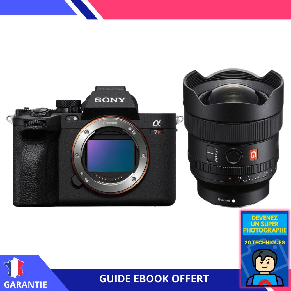 Sony A7R V + FE 14mm f/1.8 GM Lens + 'Become a Super Photographer' Ebook - Sony Camera
