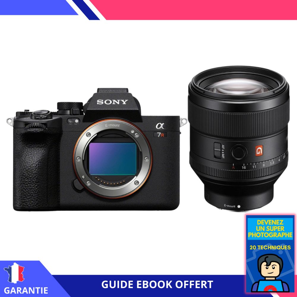 Sony A7R V + FE 85mm f/1.4 GM Lens + 'Become a Super Photographer' Ebook - Sony Camera
