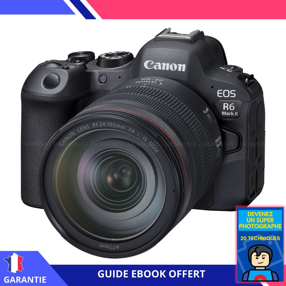 Canon EOS R6 Mark II + RF 24-105mm f/4 L IS USM + Ebook 'Become a Super Photographer' - Camera Canon