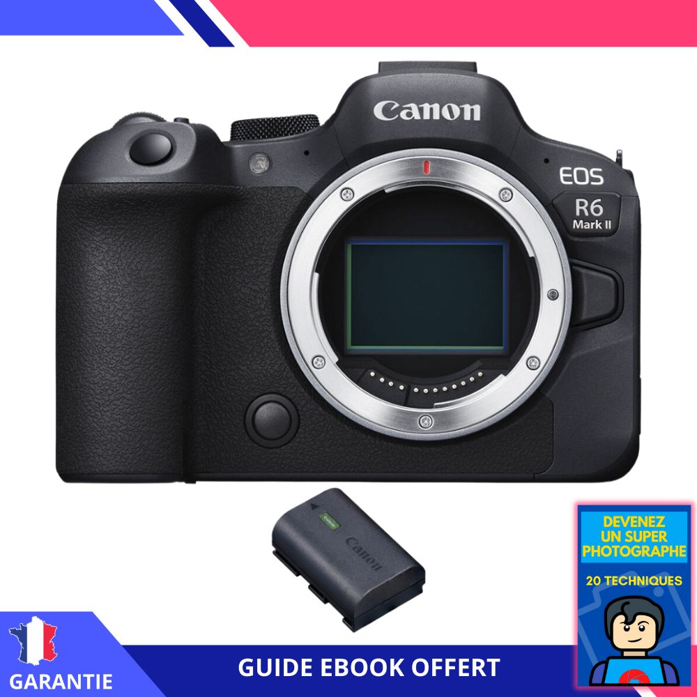 Canon EOS R6 Mark II + 1 Canon LP-E6NH + Ebook 'Become a Super Photographer' - Camera