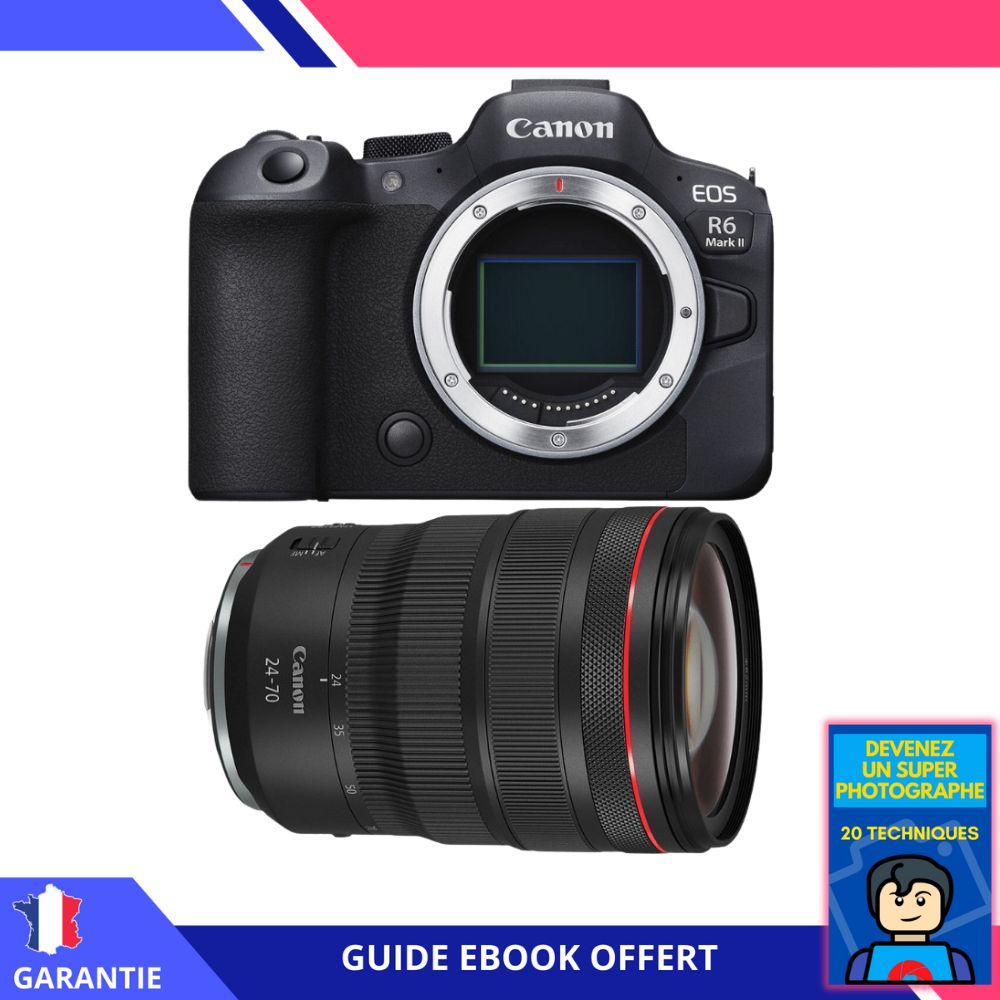 Canon EOS R6 Mark II + RF 24-70mm f/2.8 L IS USM + Ebook 'Become a Super Photographer' - Camera Canon