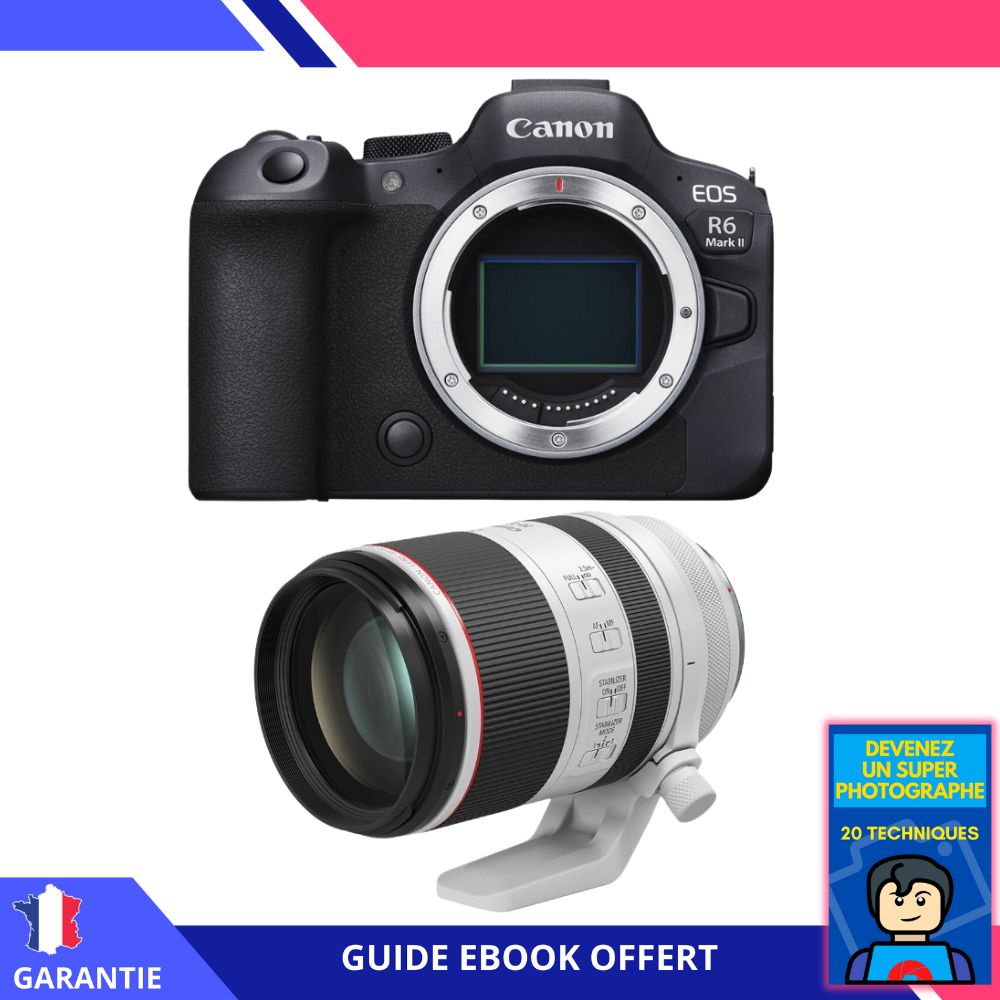 Canon EOS R6 Mark II + RF 70-200mm f/2.8 L IS USM + Ebook 'Become a Super Photographer' - Canon Camera