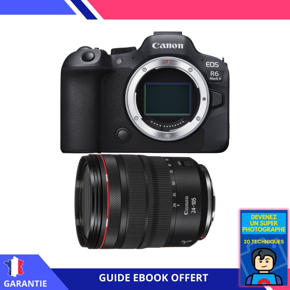 Canon EOS R6 Mark II + RF 24-105mm f/4 L IS USM + Ebook 'Become a Super Photographer' - Canon Camera