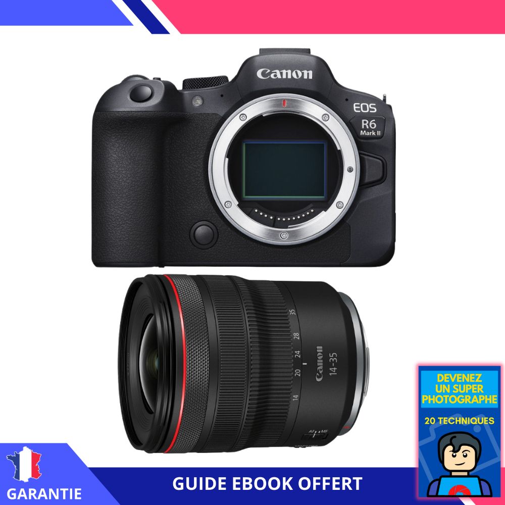 Canon EOS R6 Mark II + RF 14-35mm f/4 L IS USM Lens + 'Become a Super Photographer' Ebook - Canon Camera