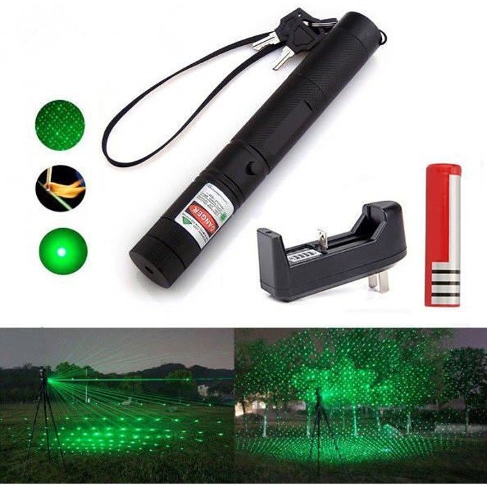 Artelys Laser Pointer - Green - 303 - 5mW - 4000mAh - Rechargeable with Charger