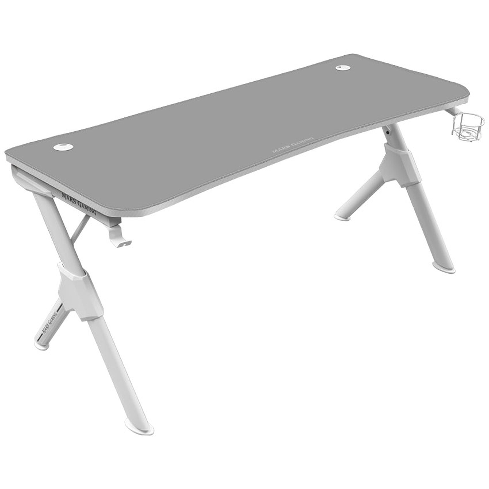 Bureau de jeu Mars Gaming MGD140 (Blanc)