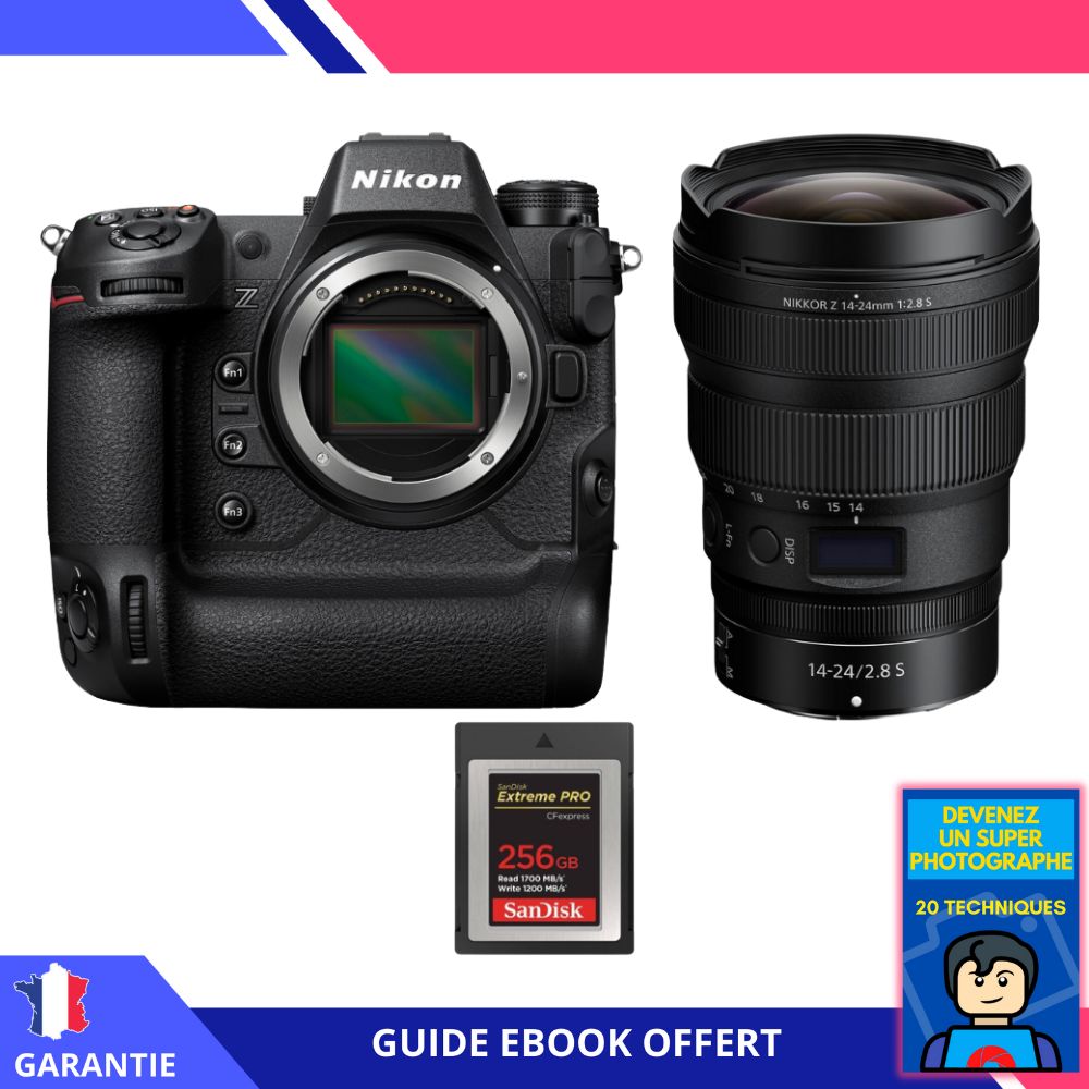 Nikon Z9 + Z 14-24mm f/2.8 S + 256GB SanDisk Extreme PRO CFexpress Type B + Ebook - Hybrid Nikon