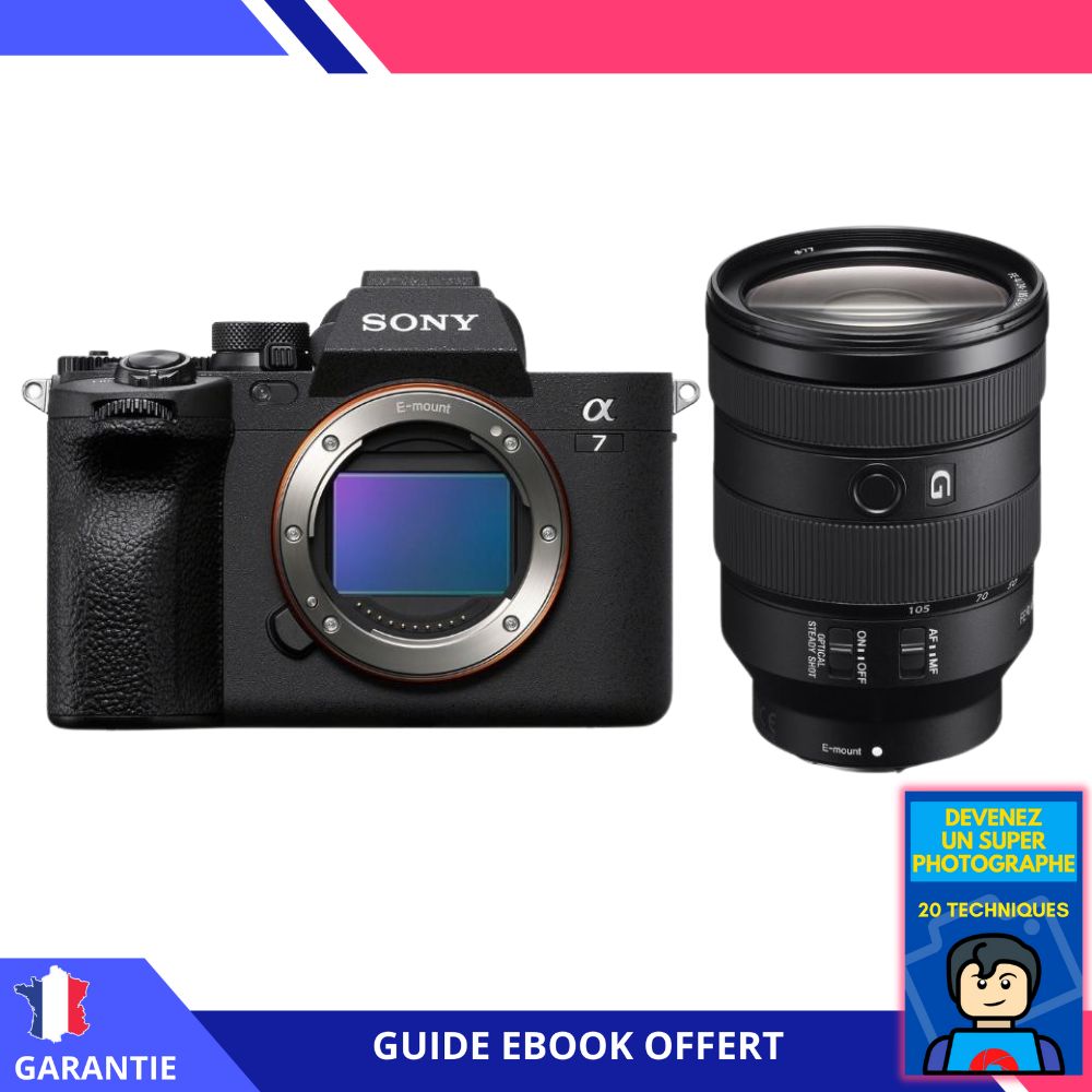Sony A7 IV + Objetivo FE 24-105mm f/4 G OSS + Ebook 'Conviértete en un Fotógrafo Super' - Cámara híbrida Sony