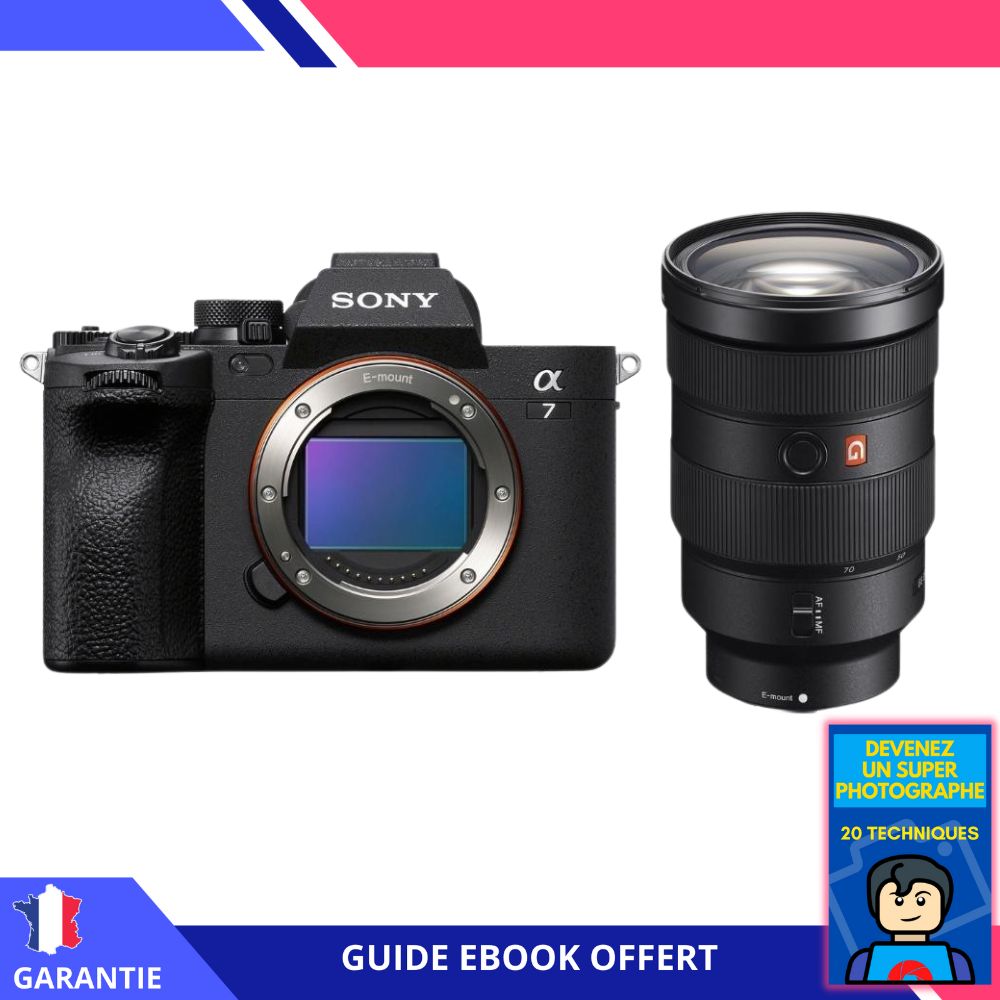 Sony A7 IV + FE 24-70mm f/2.8 GM + Ebook 'Devenez Un Super Photographe' - Hybrid Sony Camera