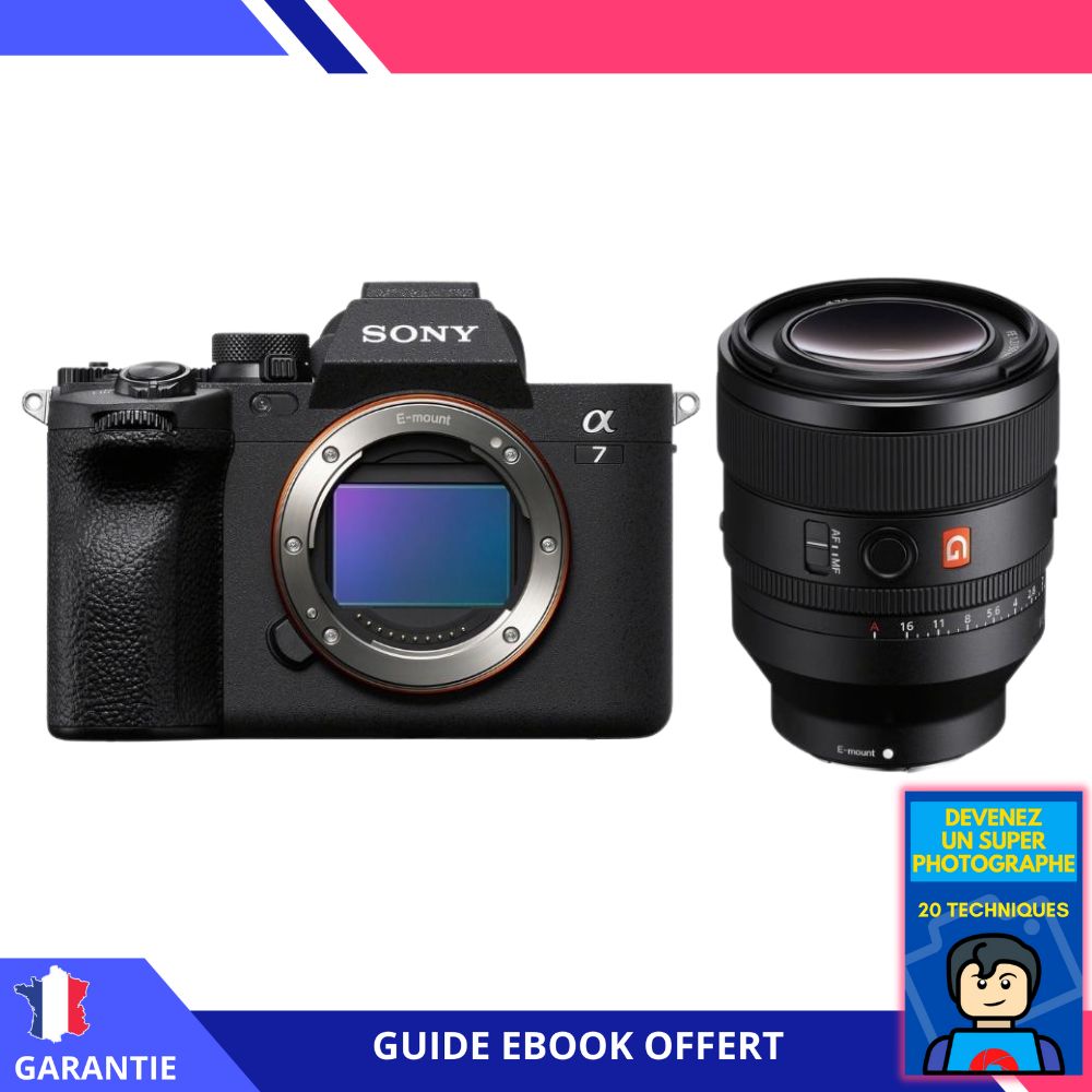 Sony A7 IV + FE 50mm f/1.2 GM + Ebook 'Devenez Un Super Photographe' - Hybrid Sony