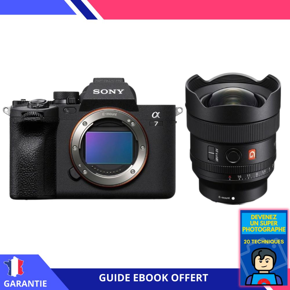 Sony A7 IV + FE 14mm f/1.8 GM + Ebook 'Devenez Un Super Photographe' - Hybrid Sony Camera