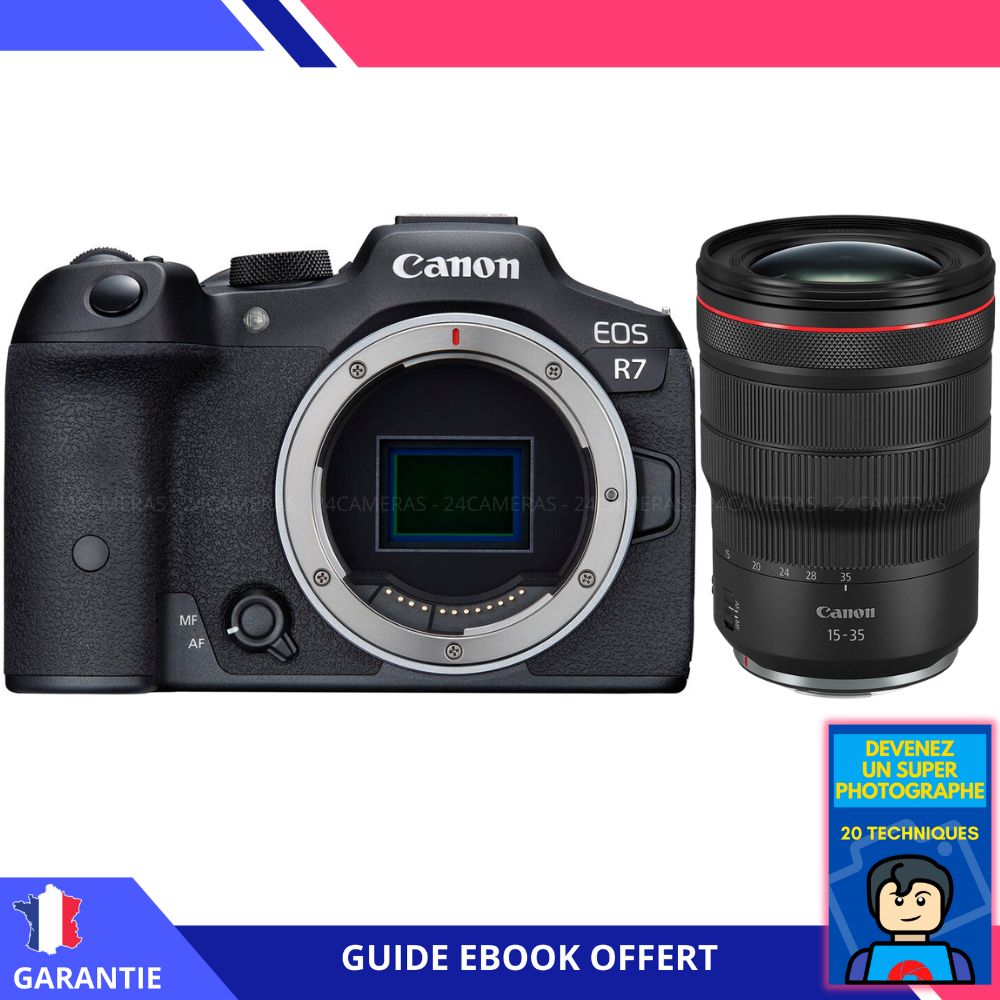 Canon EOS R7 + RF 15-35mm F2.8 L IS USM Camera Kit - Hybrid Canon