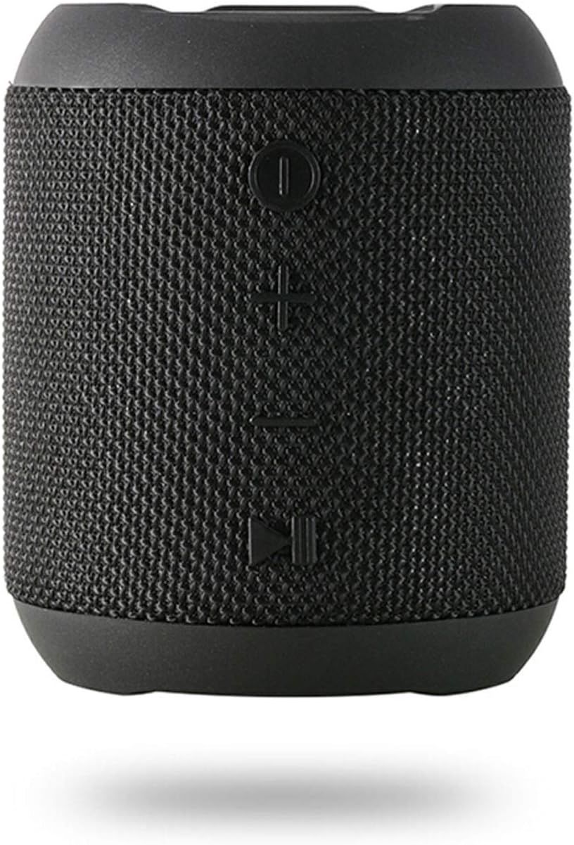 UniversalHouse Noir Bluetooth Speaker, 20W Waterproof Sound, Dual Driver with 360° Audio, 16-Hour Battery, FM Support