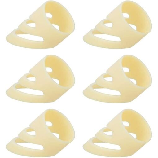 Ensemble de 6 plectres de guitare UniversalHouse (beige, cordes d'acier et classique)