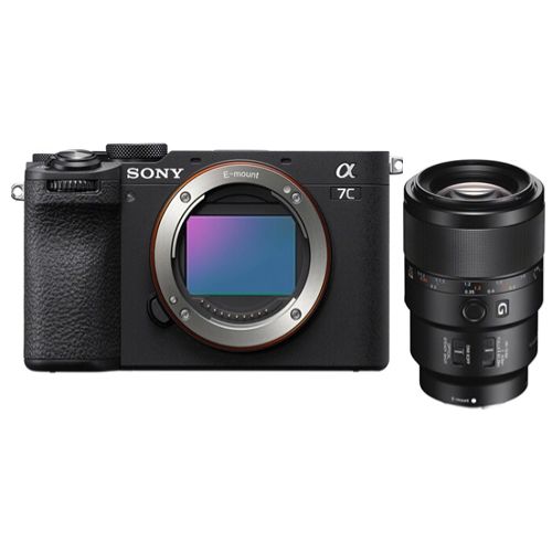 Sony Alpha A7C II Black + Sony FE 90mm f/2.8 Macro G OSS E-mount Lens