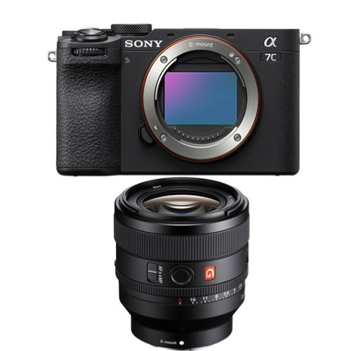 Sony Alpha A7C II Cuerpo Negro + Lente Sony FE 50mm f/1.4 GM