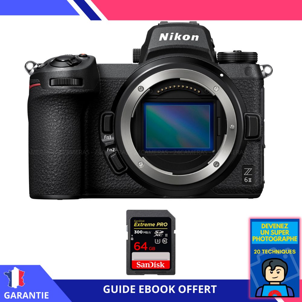 Nikon Z6 II Body + 1 SanDisk 64GB Extreme PRO UHS-II SDXC Card 300MB/s