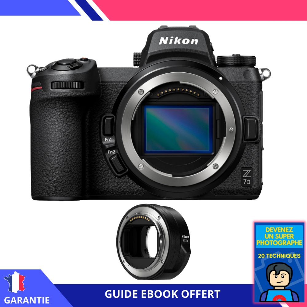 Nikon Z7 II Camera Kit with FTZ II Adapter and 'Become a Super Photographer' Ebook