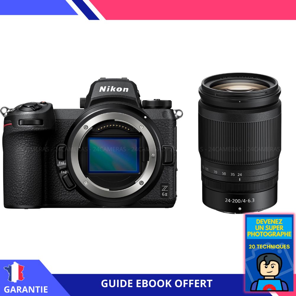 Nikon Z6 II Mirrorless Camera + Z 24-200mm f/4-6.3 VR Lens + Ebook 'Become a Super Photographer'