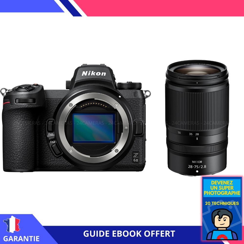Nikon Z6 II Mirrorless Camera Kit with Z 28-75mm f/2.8 Lens and Ebook: Become a Super Photographer